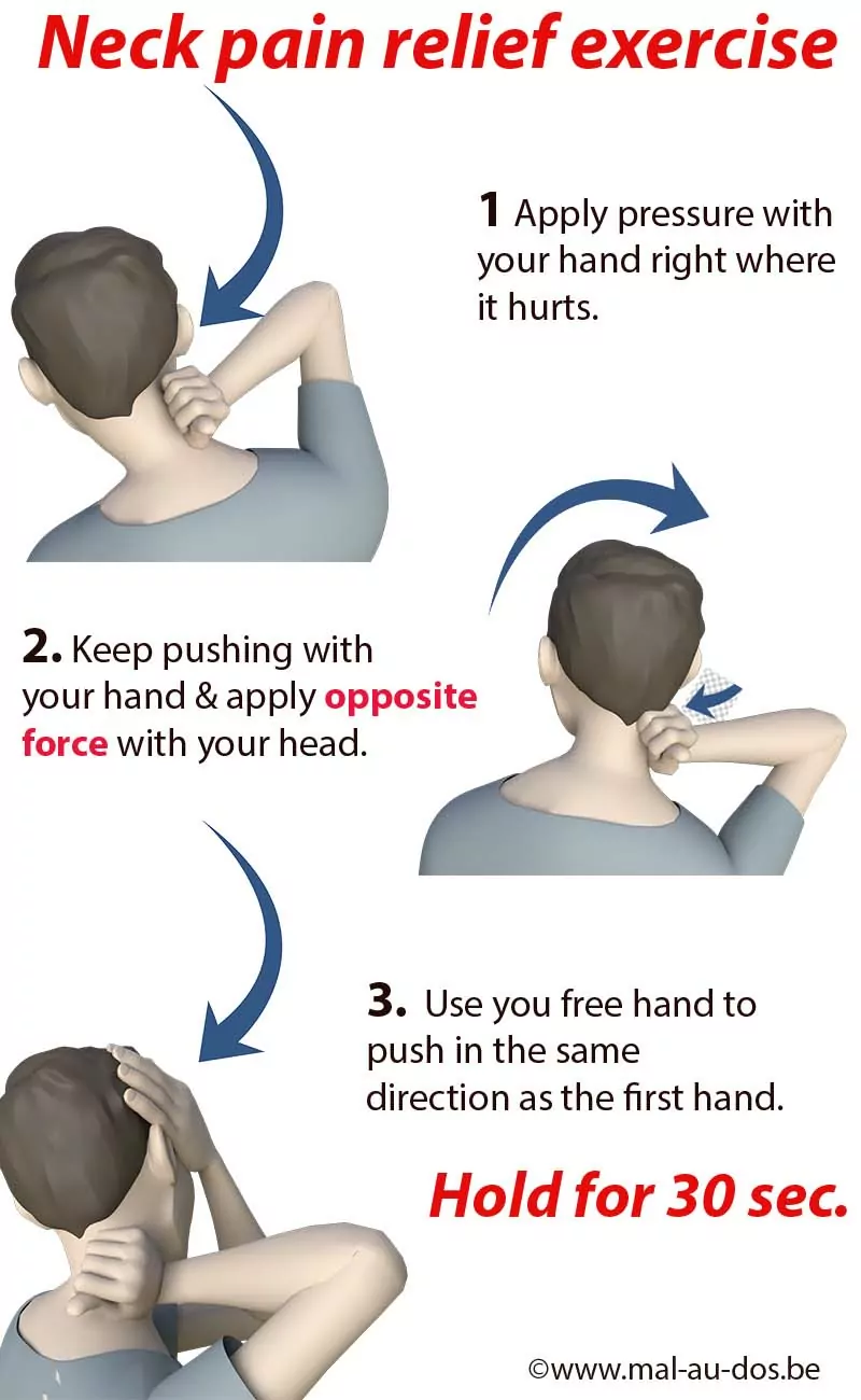 neck pain relief exercise right side