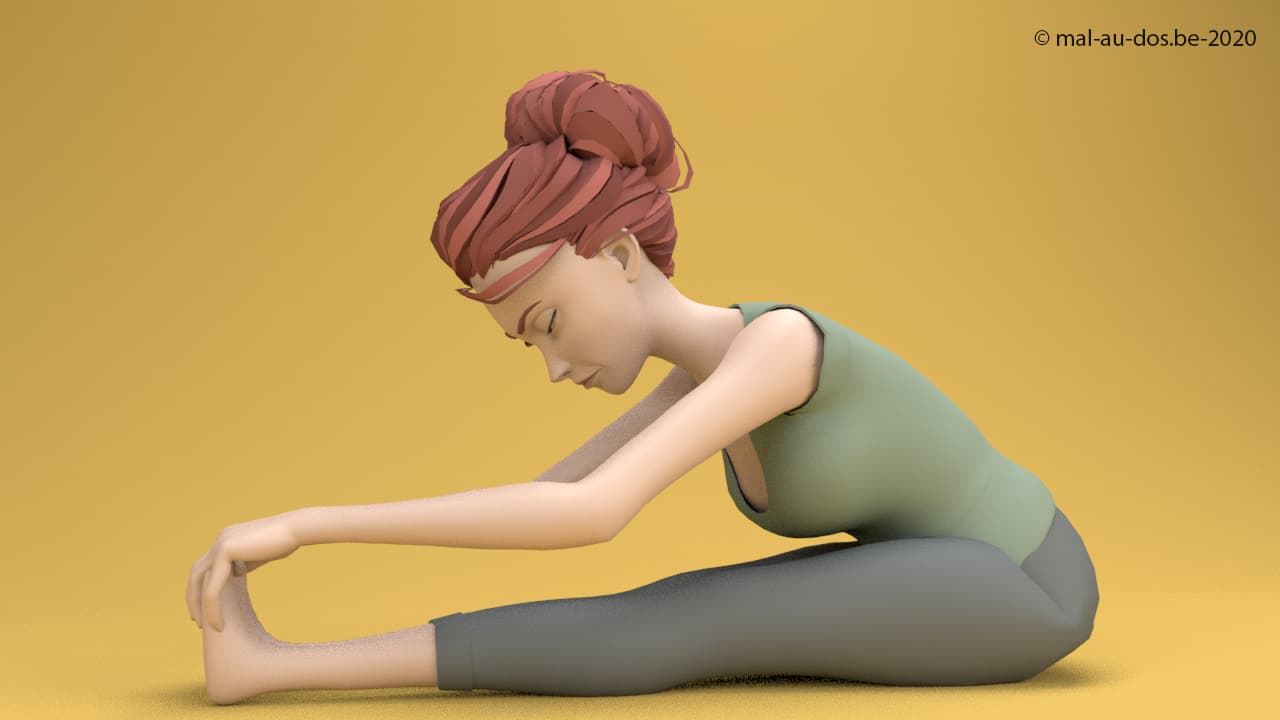 Position Yoga pour le dos: posture de la pince