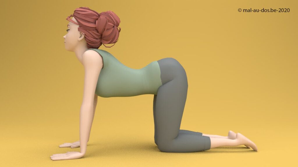 Yoga Stretch For Your Back #6 - Cow Pose