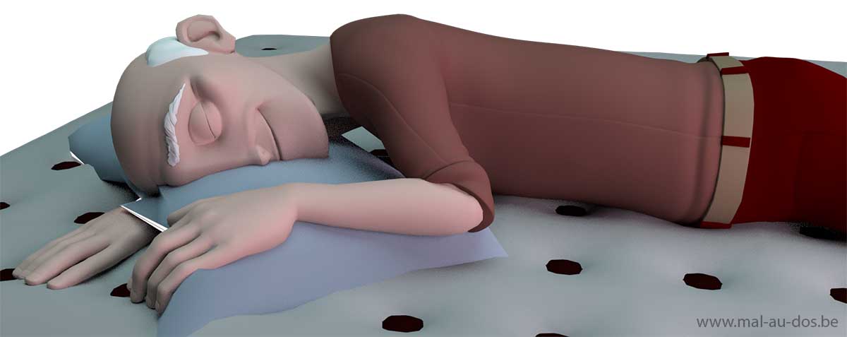 dormire bene con l'ernia del disco: cuscino in lattice