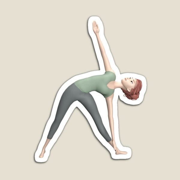 magnet yoga posture du triangle