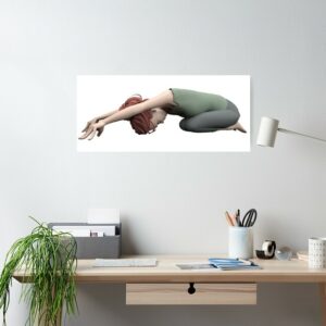 poster yoga pose de l'enfant