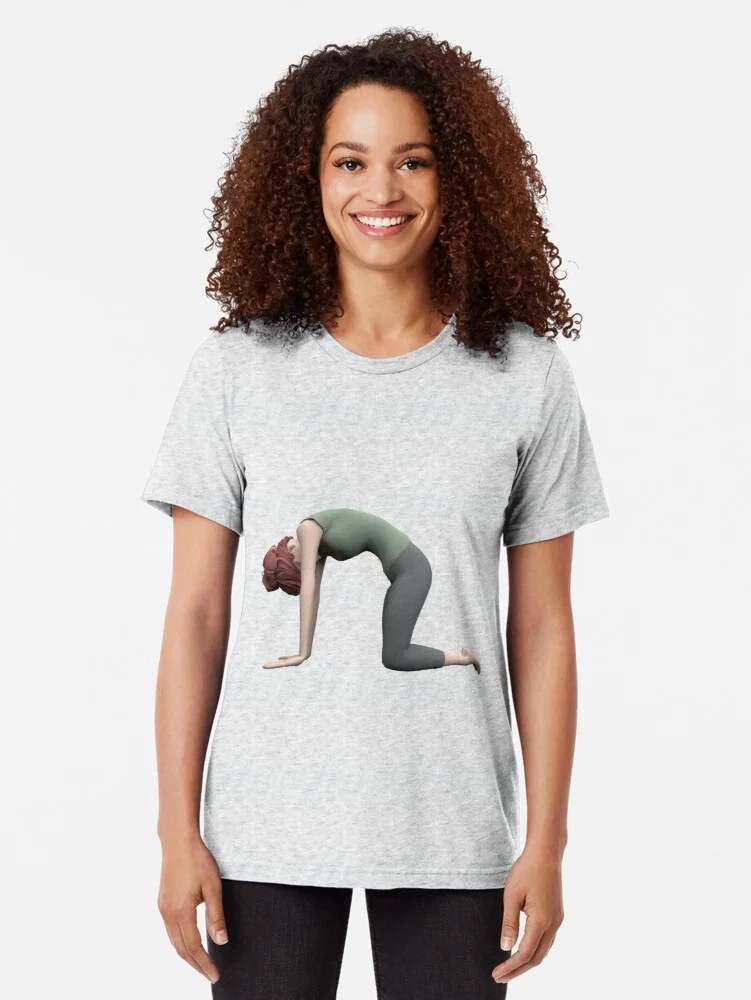 t-shirt Yoga pose du chat