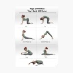 Yoga poster 7 stretches for your back