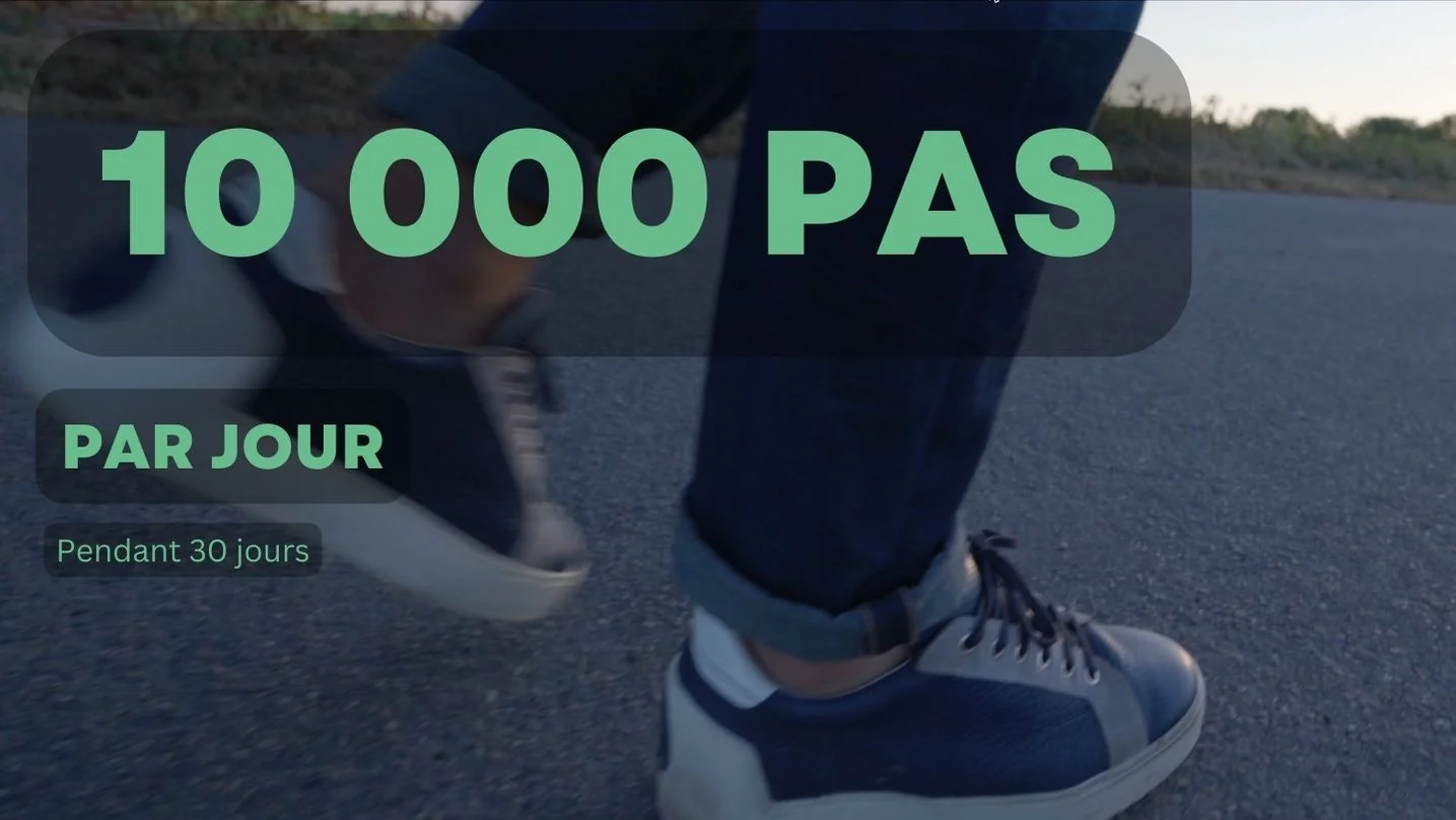 marcher 10 000 pas par jour pendant 30 jours